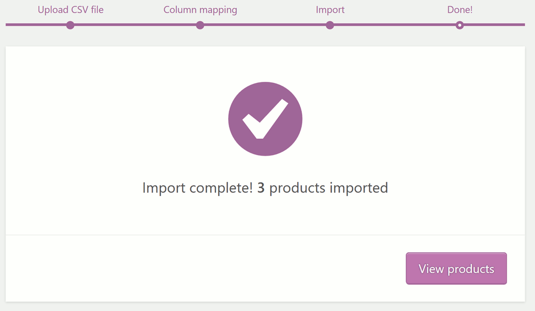 WooCommerce Fresh Install No Products Mapping